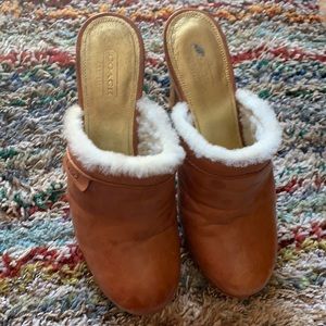 Super comfortable Coach Clogs